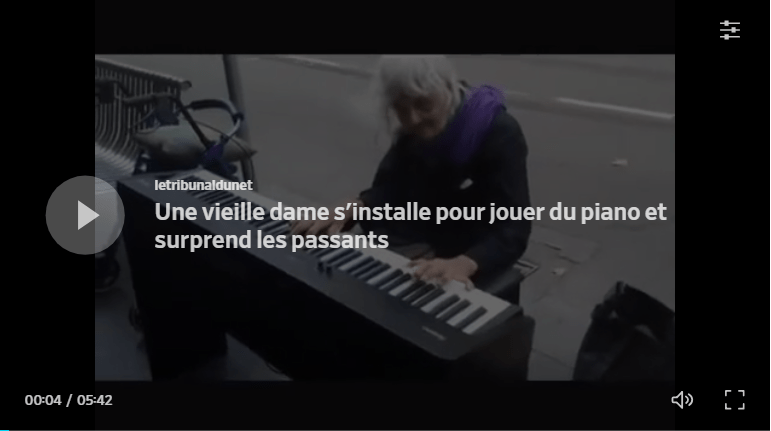 La vieille dame qui jouait du piano